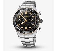 Oris Mens Divers Sixty-Five Chronograph Bracelet Watch 01 771 7744 4354-07 8 21 18