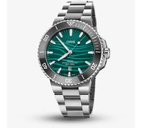 Oris Mens Limited Edition Aquis Yangtze Jiangtun Green Bracelet Watch 01 733 7789 4197-Set