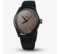 Oris Mens Propilot Desert Edition Brown Dial Black Rubber Strap Watch 01 733 7802 8766-07 4 20 30GLC