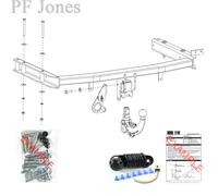 Oris Towbar for Audi A4 Saloon 2004-2008 - Detachable Tow Bar