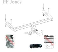 Oris Towbar for Audi A6 Estate 2004-2011 - Fixed Swan Neck Tow Bar