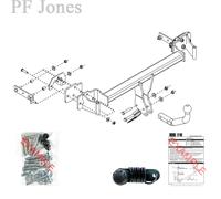 Oris Towbar for BMW 3 Series Cabriolet 1998-2007 - Fixed Swan Neck Tow Bar