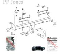 Oris Towbar for BMW 5 Series Estate 2009-2017 - Fixed Swan Neck Tow Bar