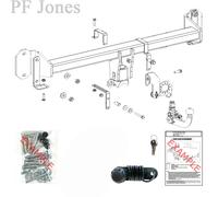 Oris Towbar for BMW 5 Series Estate (G61) 2024 Onwards - Detachable Tow Bar