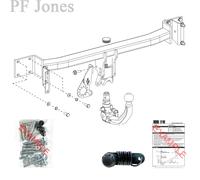 Oris Towbar for BMW 5 Series Estate (E61) 2003-2011 - Detachable Tow Bar