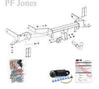 Oris Towbar for Chevrolet Captiva SUV 2006-2018 - Fixed Swan Neck Tow Bar