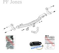Oris Towbar for Citroen C3 Hatchback 2002-2009 - Fixed Swan Neck Tow Bar