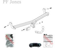 Oris Towbar for Citroen C3 Hatchback 2009-2016 - Fixed Swan Neck Tow Bar