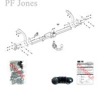 Oris Towbar for Citroen DS5 Hatchback 2011-2015 - Detachable Tow Bar