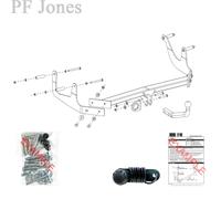 Oris Towbar for Dacia Lodgy MPV 2012-2022 - Fixed Swan Neck Tow Bar