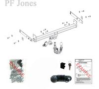 Oris Towbar for Ford Focus Saloon MK IV 2018-2025 - Detachable Tow Bar F4B