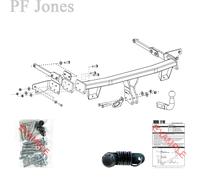 Oris Towbar for Ford Galaxy MPV 2015-2023 - Fixed Swan Neck Tow Bar