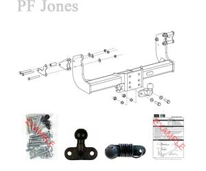 Oris Towbar for Ford Transit Chassis Cab 2013 Onwards - Fixed Flange Tow Bar