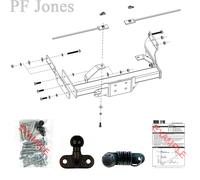 Oris Towbar for Ford Transit Van 2000-2011 - Fixed Flange Tow Bar