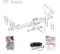 Oris Towbar for Honda CR-V SUV 2006-2012 - Fixed Swan Neck Tow Bar