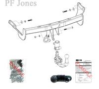 Oris Towbar for Hyundai i40 Estate / Est 2011-2019 - Detachable Tow Bar