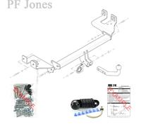 Oris Towbar for Hyundai Tucson SUV 2004-2010 - Fixed Swan Neck Tow Bar
