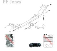 Oris Towbar for Kia Ceed Estate 2007-2012 - Fixed Swan Neck Tow Bar