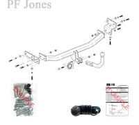 Oris Towbar for Kia Ceed Hatchback 2006-2012 - Fixed Swan Neck Tow Bar