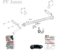 Oris Towbar for Mazda 6 Estate 2012-2024 - Detachable Tow Bar