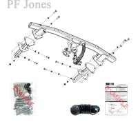 Oris Towbar for Mercedes A Class Hatchback W169 2004-2012 - Detachable Tow Bar