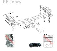 Oris Towbar for Mercedes C Class Estate 2000-2008 - Fixed Swan Neck Tow Bar