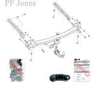 Oris Towbar for Mercedes C Class Saloon W203 2000-2007 - Detachable Tow Bar