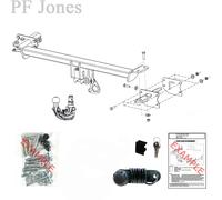 Oris Towbar for Mercedes C Class Saloon W205 2013-2021 - Detachable Tow Bar F4B