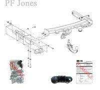 Oris Towbar for Mercedes M Class SUV W166 2012-2015 - Detachable Tow Bar