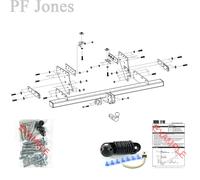 Oris Towbar for Mitsubishi L200 Pickup 2005-2015 - Fixed Swan Neck Tow Bar