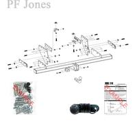 Oris Towbar for Mitsubishi L200 Pickup 2015-2019 - Fixed Swan Neck Tow Bar