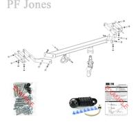 Oris Towbar for Nissan Juke SUV 2010-2019 - Detachable Tow Bar