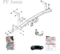 Oris Towbar for Peugeot 5008 MPV 2017-2024 - Detachable Tow Bar