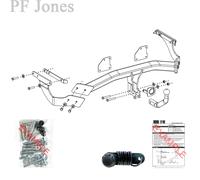 Oris Towbar for Renault Scenic MPV 2016-2022 - Fixed Swan Neck Tow Bar