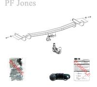 Oris Towbar for Seat Leon Estate / Est 2016-2020 - Detachable Tow Bar