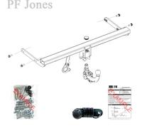 Oris Towbar for Seat Toledo Hatchback / Hatch 2012-2019 - Detachable Tow Bar