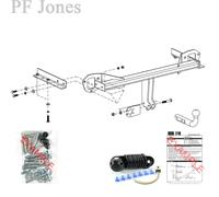 Oris Towbar for Subaru Forester SUV 2008-2013 - Fixed Swan Neck Tow Bar