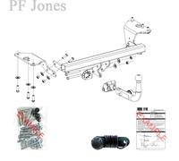 Towbar Horizontally Removable 044-503 ACPS-ORIS for TOYOTA AURIS