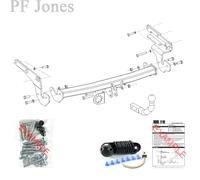 Oris Towbar for Toyota Yaris Hatchback 2006-2011 - Fixed Swan Neck Tow Bar
