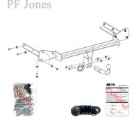 Oris Towbar for Vauxhall Astra K Estate 2015-2022 - Fixed Swan Neck Tow Bar