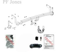 Oris Towbar for Vauxhall Grandland X SUV 2017-2021 - Detachable Tow Bar F4B