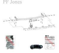 Oris Towbar for Volkswagen Caddy Van/Minibus/Maxi 2015-2020 - Detachable Tow Bar
