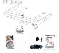 Oris Towbar for Volkswagen T6 Transporter 2015-2024 - Detachable Tow Bar F4B