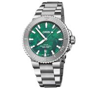 Oris X Bracenet Mens Aquis Green Dial Watch 01 733 7730 4137-07 8 24 05PEB
