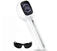 Orisary Cold Red Light Handheld Rechargeable 4000 mAh Battery, 4 x 808 nm + 14 x 650 nm Red Light Device, 4 Modes, 6 Timers for Muscle and Joint Care, Humans and Pets