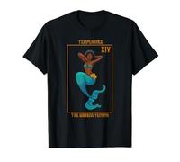 Orisha Yemaya Yemoja 7 African Powers Tarot African Mermaid Value Graphic T-Shirt, Men, Black, S