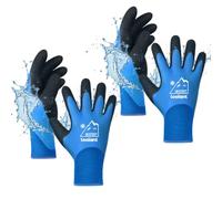 OriStout Waterproof Winter Work Gloves for Men and Women, 2 Pairs, Blue, XL