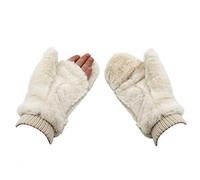 Orityle Womens Unisex Winter Soft Fluffy Gloves Windproof Fleece Mittens Students