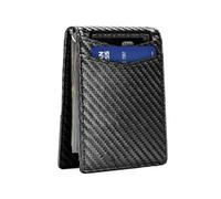 oriver Mens Wallet For Airtag, Money Clip AirTag Wallet, Black pattern, 1 pack, Simple