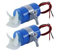 Orivin 1 Pair of Remote Control Boat Underwater Thruster Motors Waterproof Motors with Reverse Forward Pair Propellers